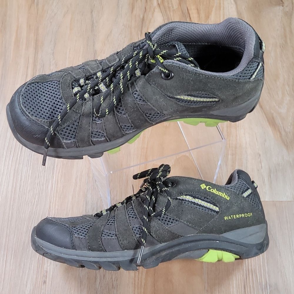 🩵Columbia Gray Waterproof Hiking Shoes Youth 6 - Picture 2 of 10
